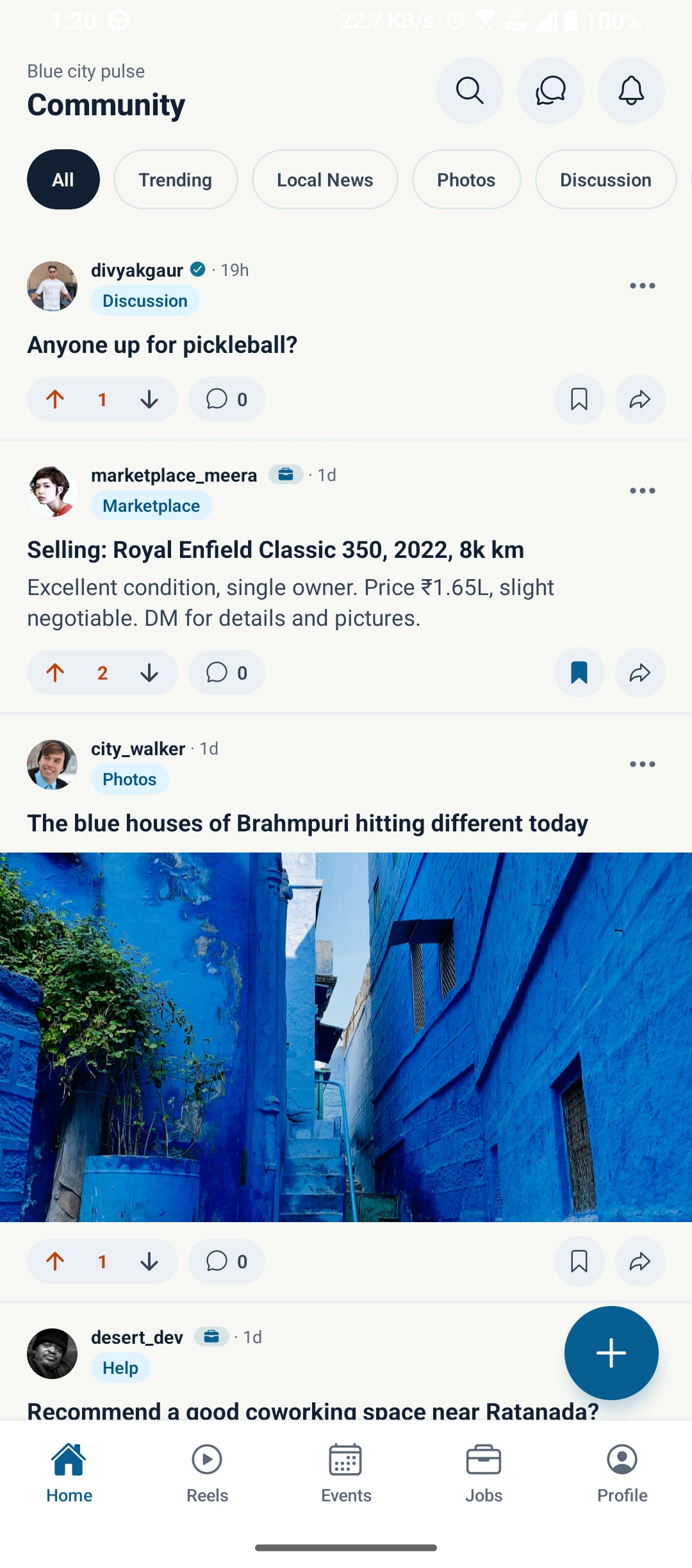 Jodhpur Connect App Screen
